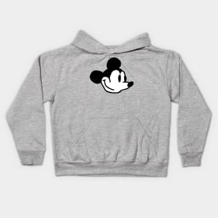 Steamboat Willie Cute Smiling Mouse Portrait Kids Hoodie